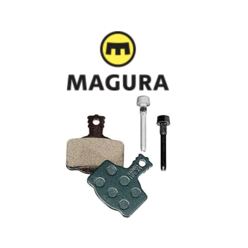 MAGURA 7.S Sport Green incl. Pad Retaining Screw, MT Disc Brake 2 Piston, 2 Single Brake Pads 1 Pair