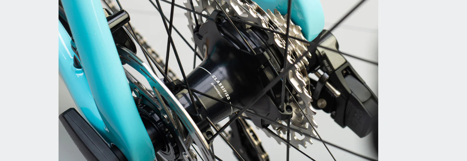 The Powershift hub. Vielo r1 Classified