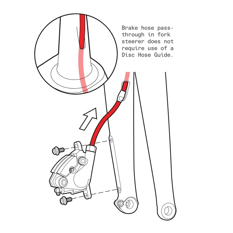 Cervelo Disc Brake Hose Guide 0E0 - CBG-DBH