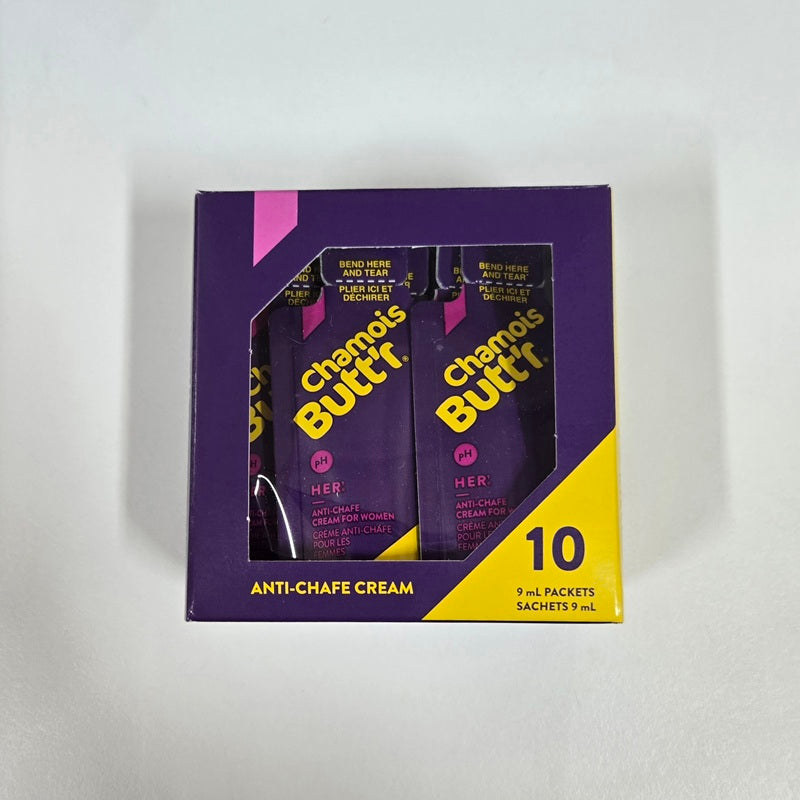 Chamois Butt'r Anti-Chafe Cream Travel Pack (9ml x 10)