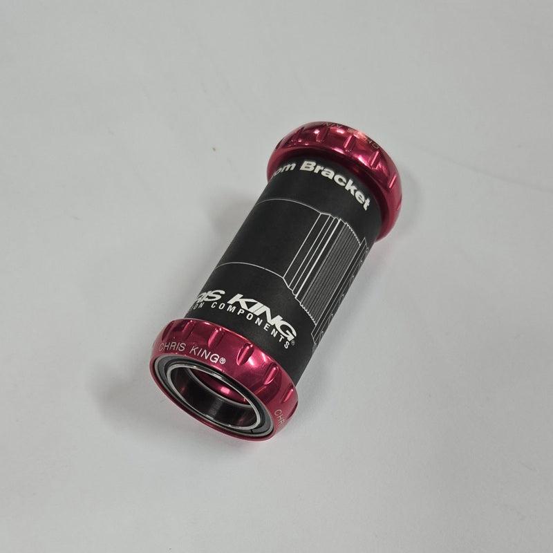 Chris King Threadfit 24 Steel Bottom Bracket Limited Edition Pink