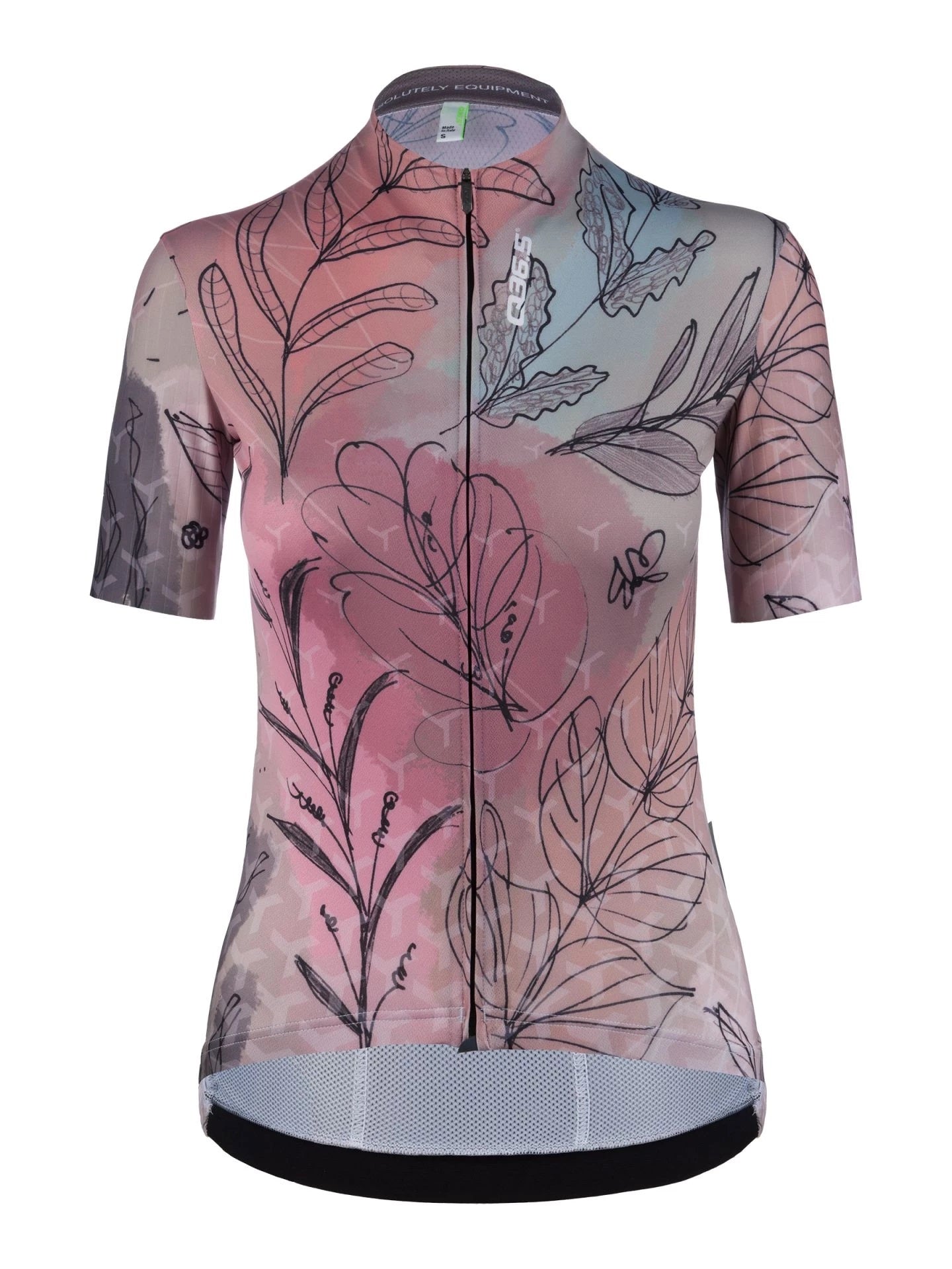 Q36.5 Jersey Shortsleeve G1 Woman Flower Leaves Autumn