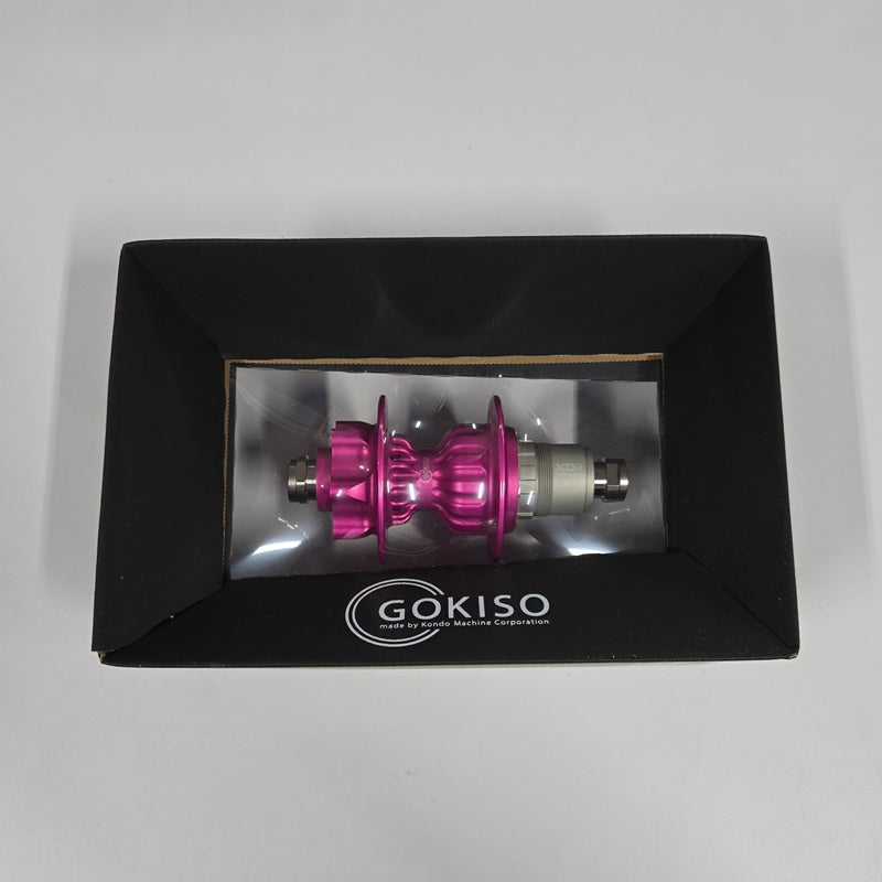 GOKISO Thru-Axle Disc Climber Hubs Matte Pink Limited Edition (Pair)