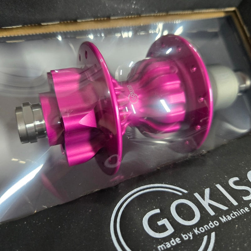 GOKISO Thru-Axle Disc Climber Hubs Matte Pink Limited Edition (Pair)