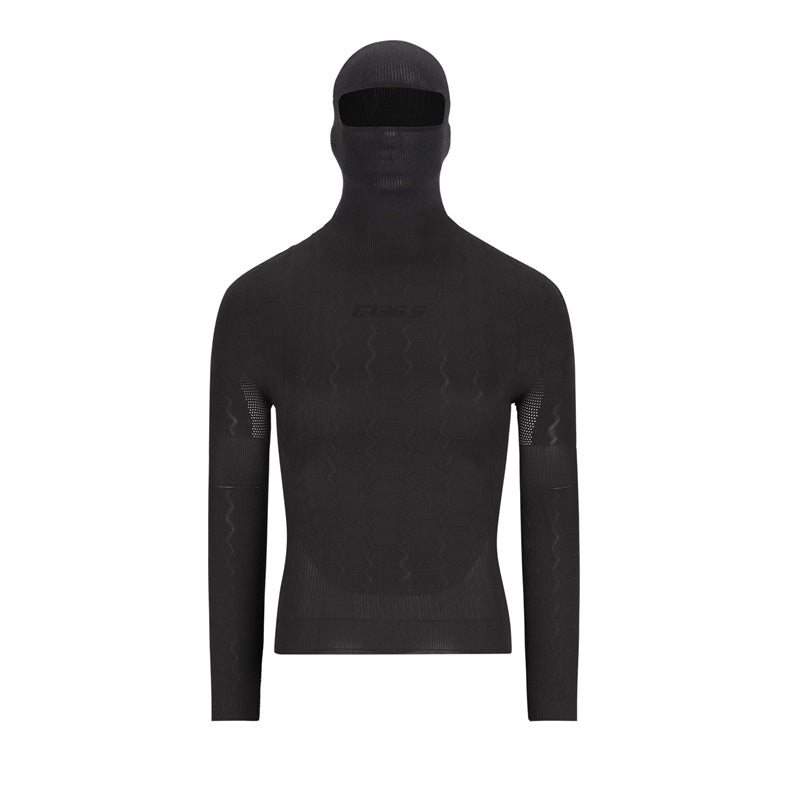 Q36.5 Base Layer 5 Plus Long Sleeve Hoodie Black Size S-M