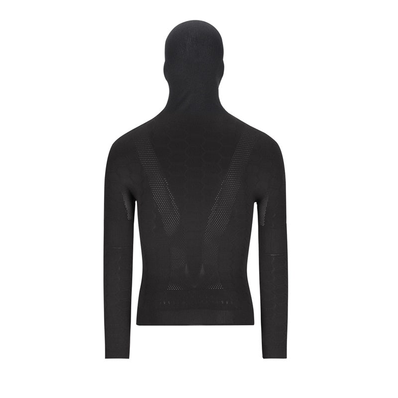 Q36.5 Base Layer 5 Plus Long Sleeve Hoodie Black Size S-M