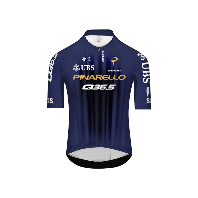 ますだQ36.5 Gregarius Pro 2026 サイクルジャージ Q36.5 Jersey Shortsleeve Gregarius Q36.5 Pro Cycling Team Ocean Blue