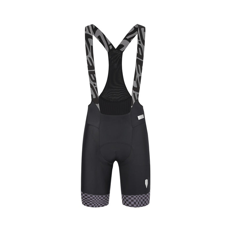 Q36.5 Gregarius Pro Bib Shorts Check Grey