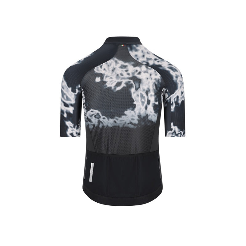 Q36.5 Jersey Shortsleeve Gregarius Clima Weathermap Black