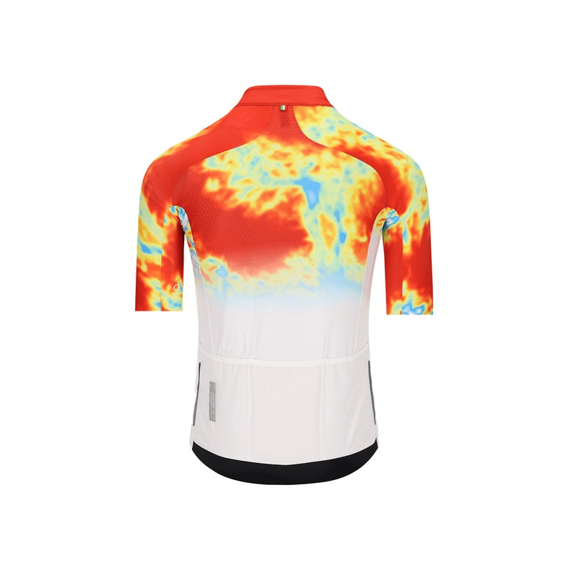 Q36.5 Jersey Shortsleeve Gregarius Clima Weathermap White