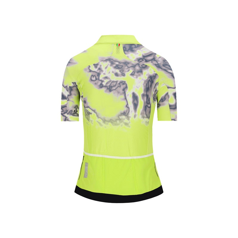 Q36.5 Jersey Shortsleeve Gregarius Pro Weathermap Women Lime