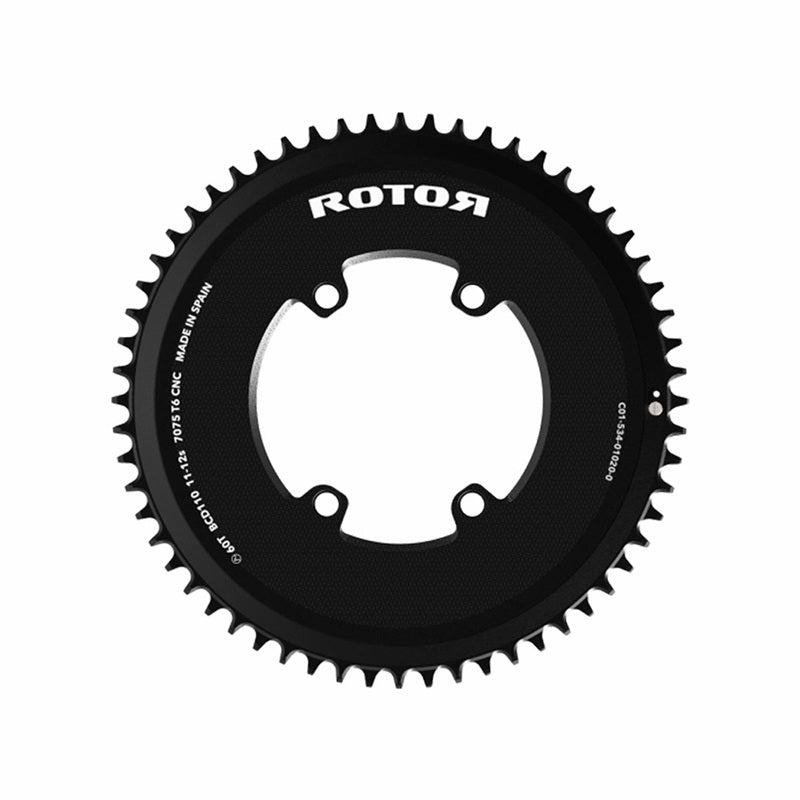 Rotor 1x Universal Aero Round Ring BCD110x4 Chainring