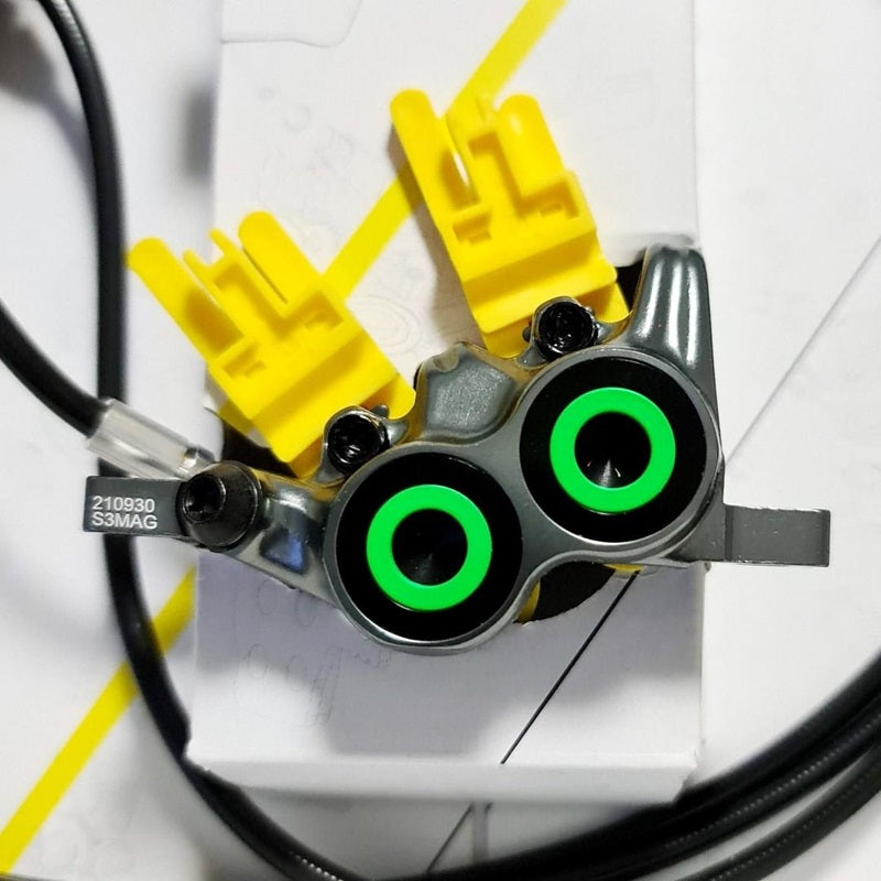 MAGURA Cover Kit, 4-Piston Caliper Neon Green/Cyan/Mint Green 12PCS