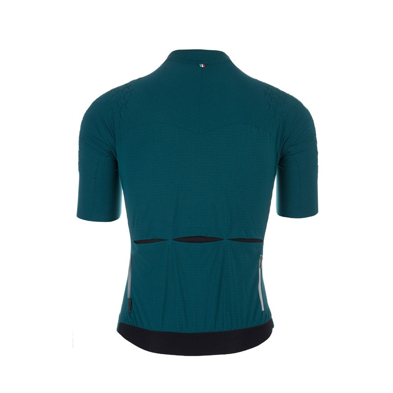 Q36.5 Dottore Grid Skin Jersey Short Sleeve Australian Green