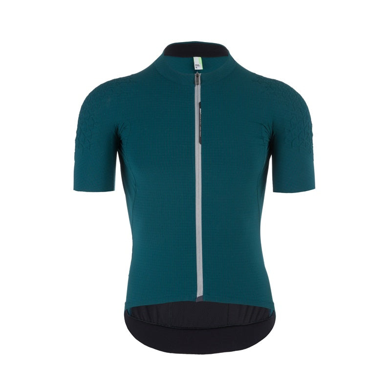 Q36.5 Dottore Grid Skin Jersey Short Sleeve Australian Green