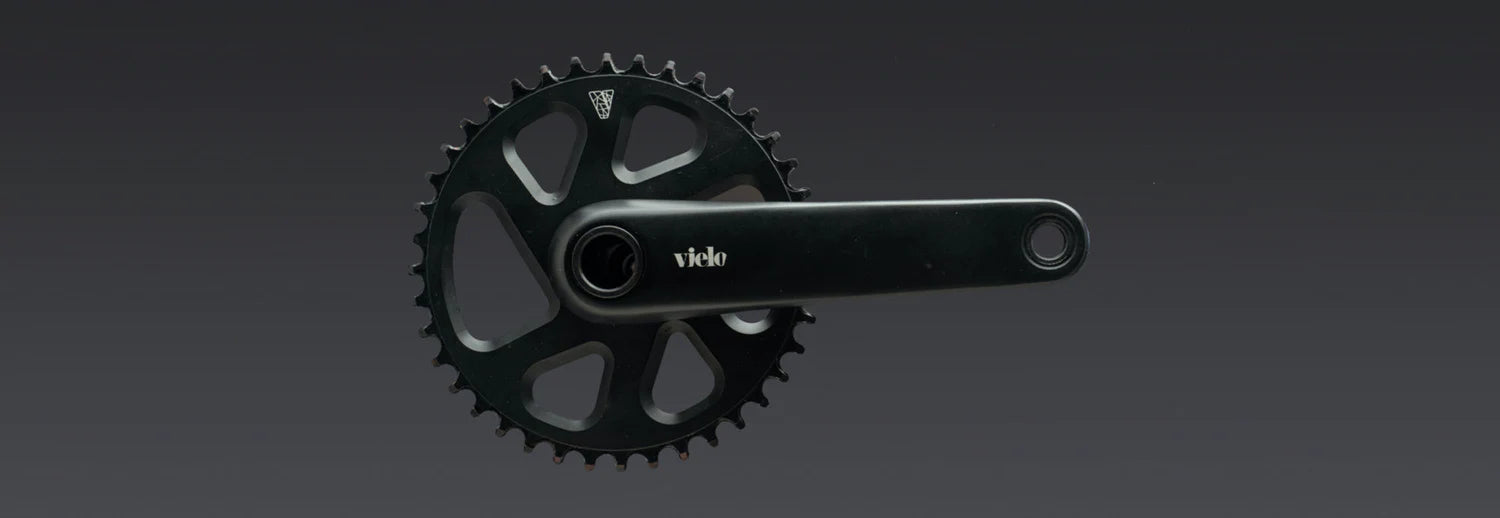 Vielo crankarm and chainrings Vielo r+1 Road Bike