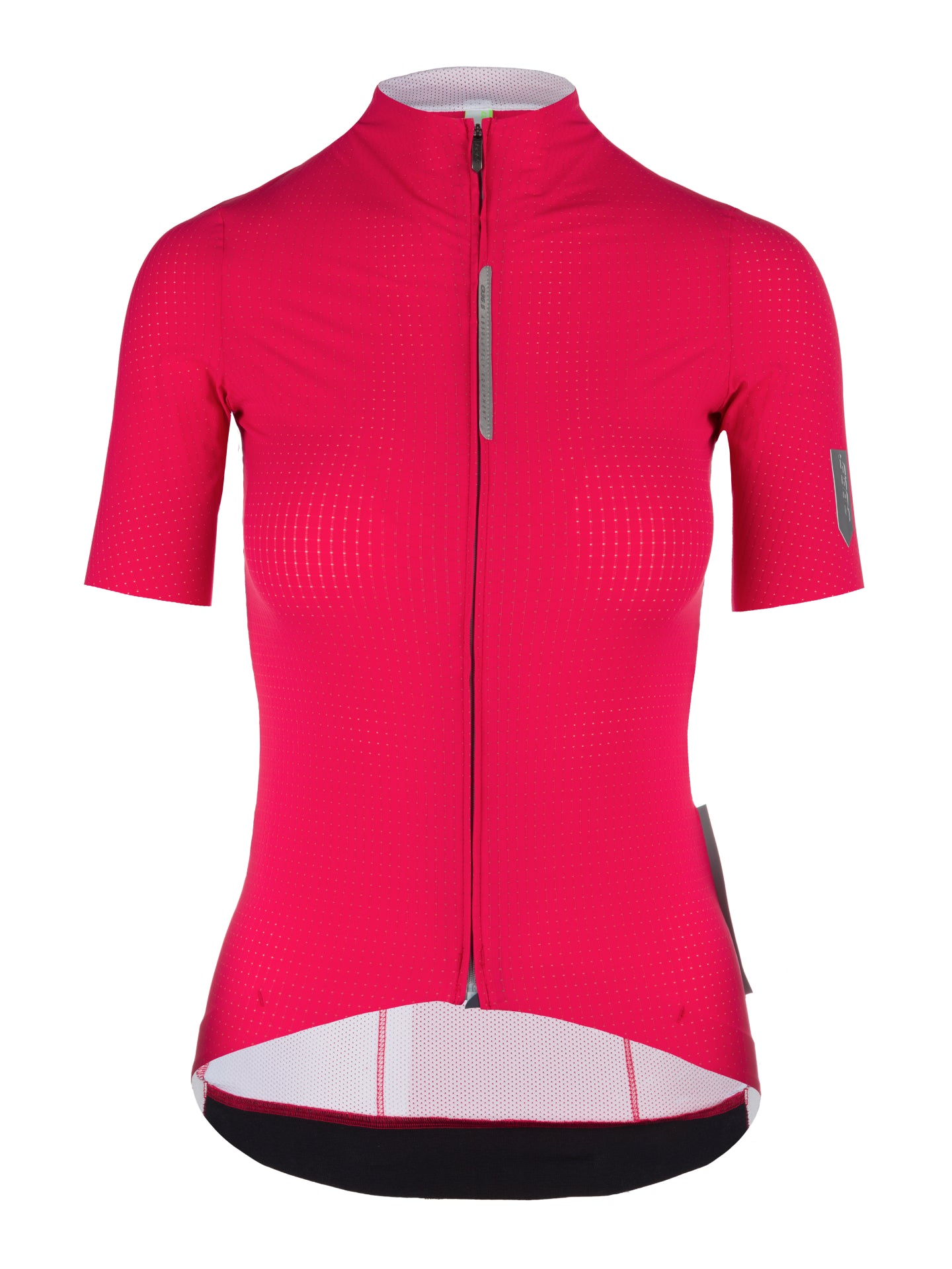 Q36.5 Jersey Shortsleeve Woman Pinstripe Pro Rubino