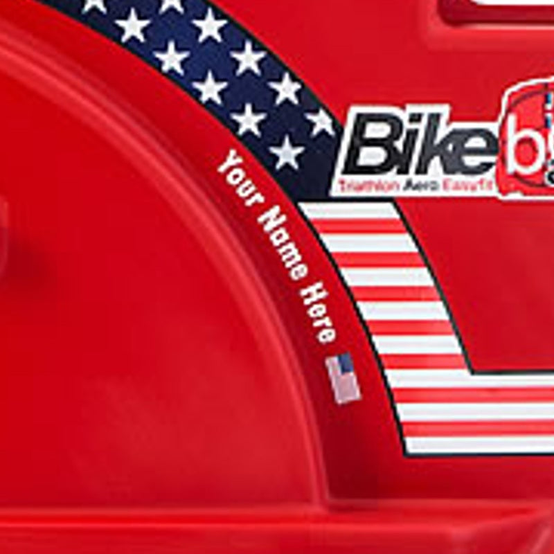 Triangle Flag and Name Sticker for Bikebox Alan Triathlon Easyfit