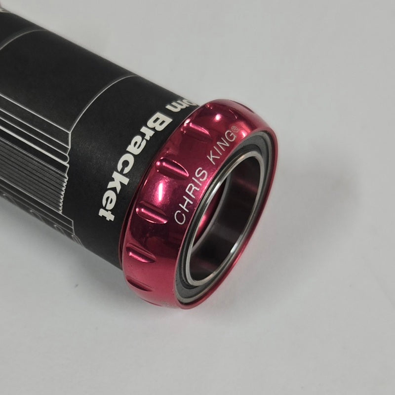 Chris King Threadfit 24 Steel Bottom Bracket Limited Edition Pink