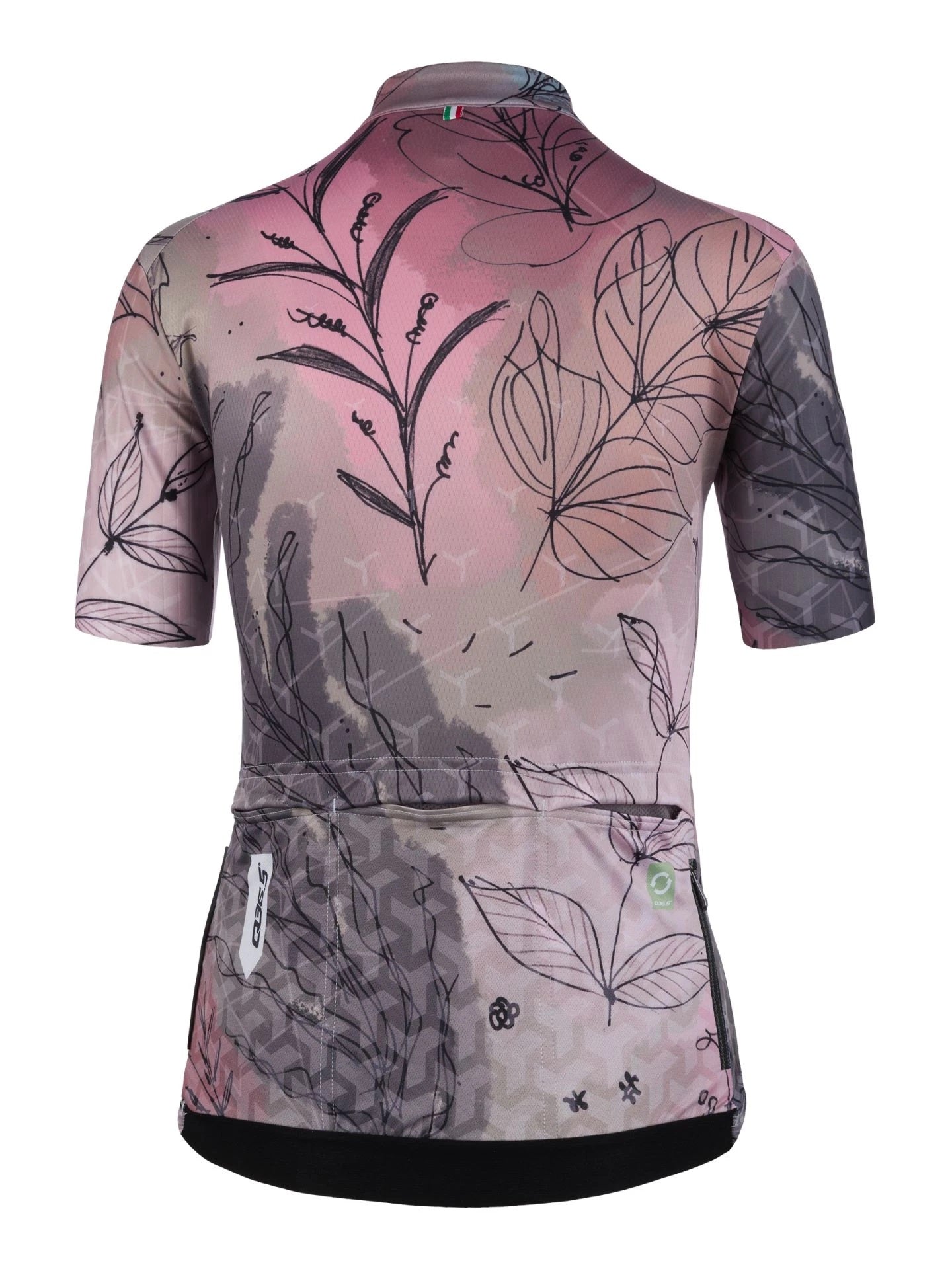 Q36.5 Jersey Shortsleeve G1 Woman Flower Leaves Autumn