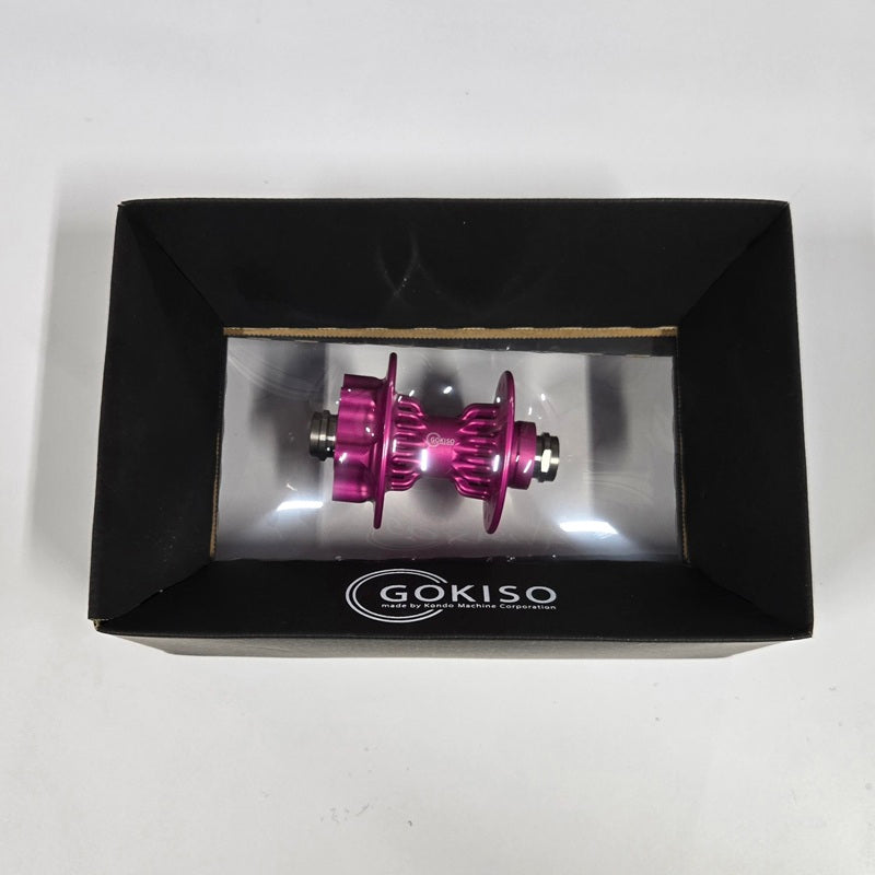 GOKISO Thru-Axle Disc Climber Hubs Matte Pink Limited Edition (Pair)