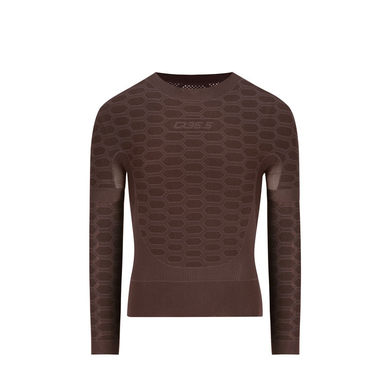 Q36.5 Base Layer 3 Long Sleeve Chamois Brown Size S-M