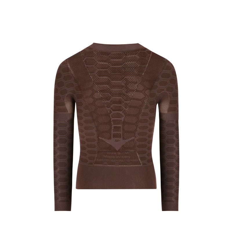 Q36.5 Base Layer 3 Long Sleeve Chamois Brown Size S-M