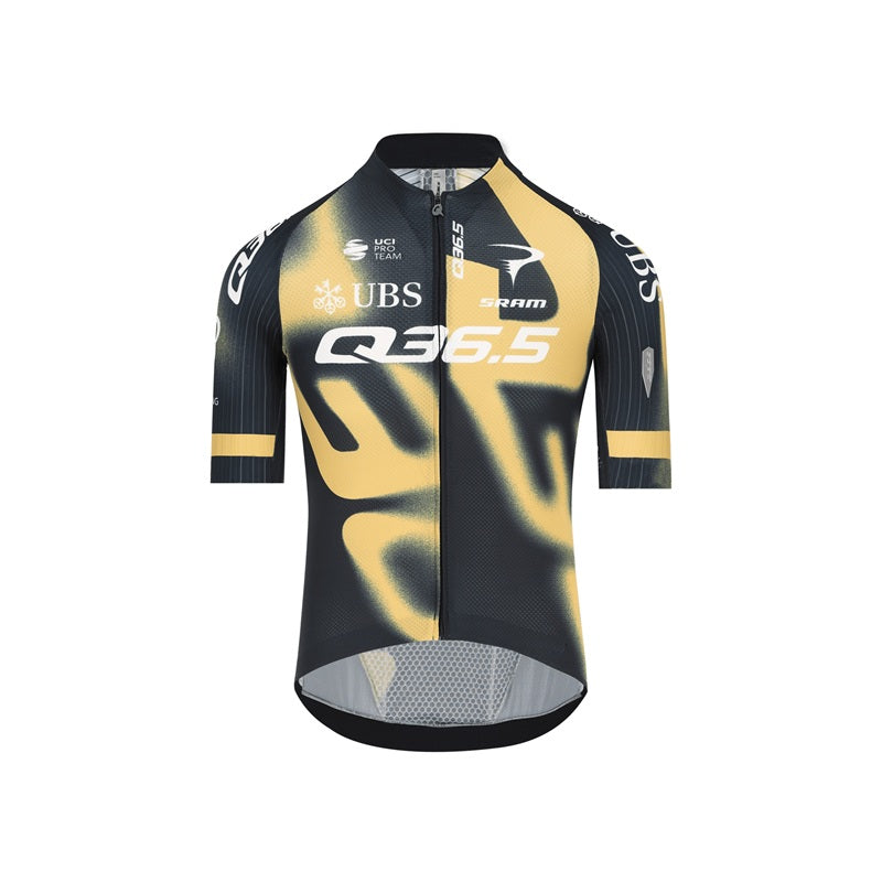 Q36.5 Jersey Shortsleeve Gregarius Q36.5 Pro Team Off-Road Gold-Black