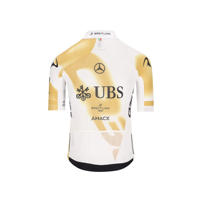 Q36.5 Jersey Shortsleeve Gregarius Q36.5 Pro Team Off-Road Gold-White