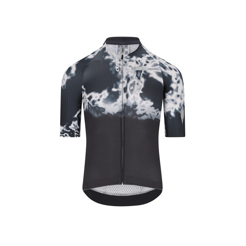 Q36.5 Jersey Shortsleeve Gregarius Clima Weathermap Black