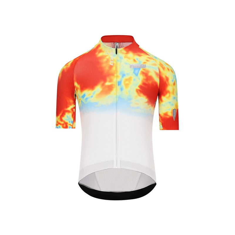 Q36.5 Jersey Shortsleeve Gregarius Clima Weathermap White
