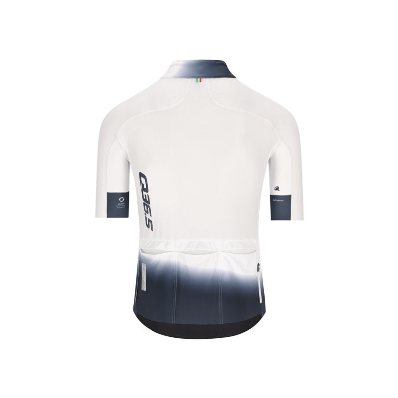 Q36.5 Jersey Shortsleeve Gregarius Pro Collar Fade White