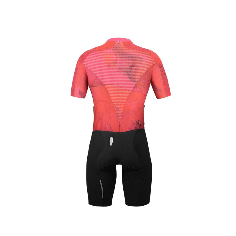 Q36.5 Tri Ryf Shortsleeve Skinsuit Red