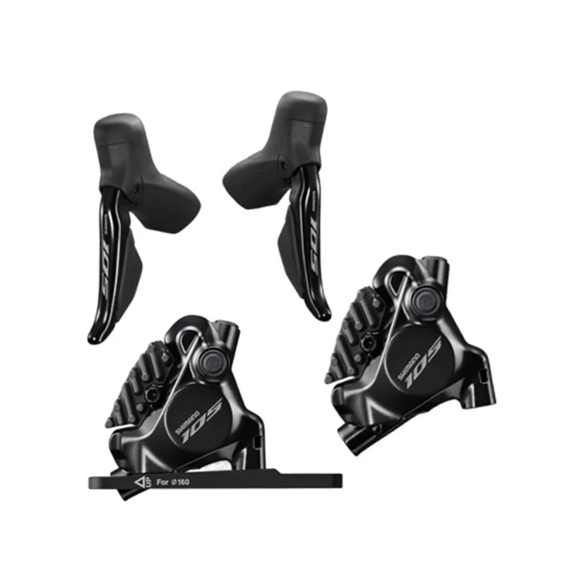 Shimano 105 ST-R7170 Di2 Hydraulic Disc Brake Dual Control Levers Shifters with Brake Calipers