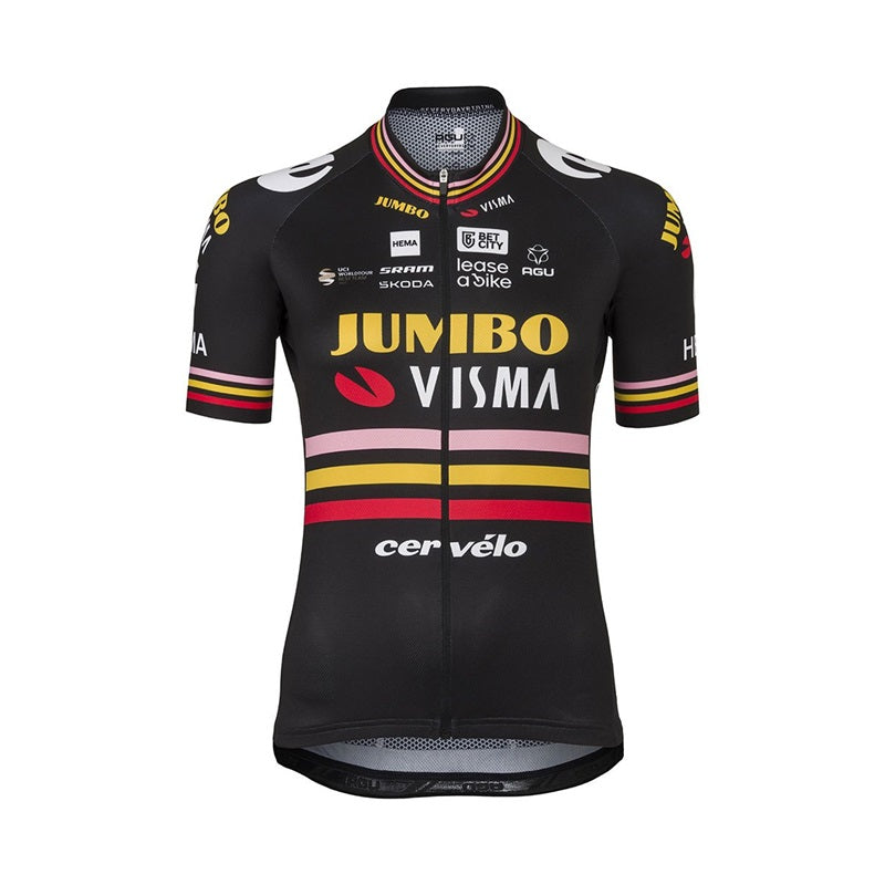 AGU Jumbo-Visma Replica Triple Victory 2023 Short Sleeve Jersey