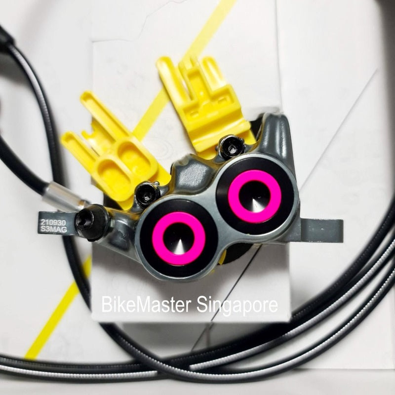 MAGURA Cover Kit, 4-Piston Caliper Purple/Red/Neon Pink 12PCS