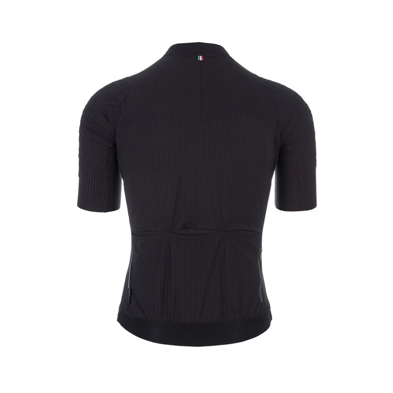 Q36.5 Dottore Grid Skin Jersey Short Sleeve Black